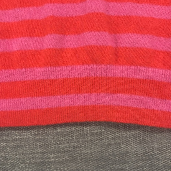 Zara Fun Red & Pink Striped Sweater 
Like new - Picture 4 of 5